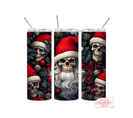 Sublimation Print Tumbler Wrap - Jolly Skull