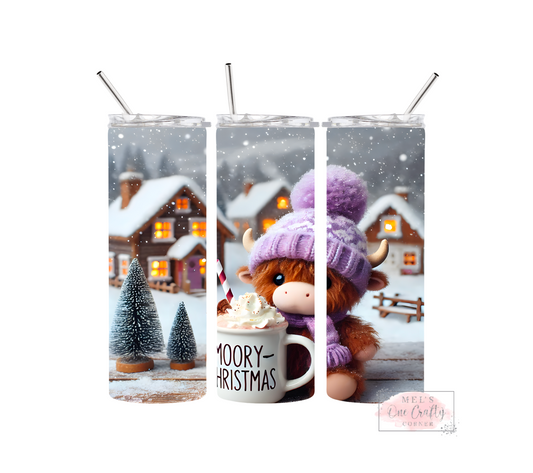 Sublimation Print Tumbler Wrap - Crochet Christmas