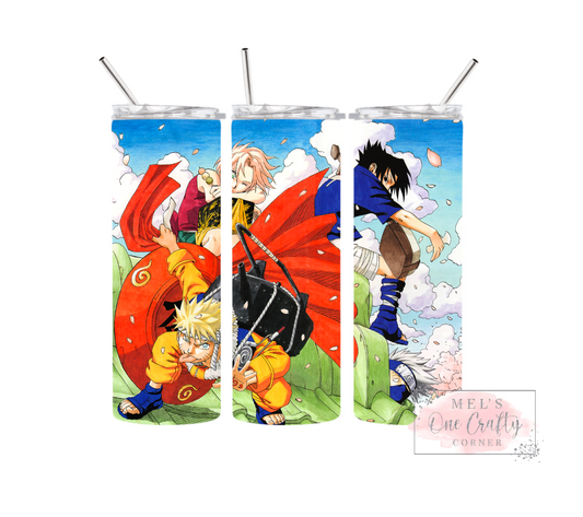 Sublimation Print Tumbler Wrap - Naruto Team