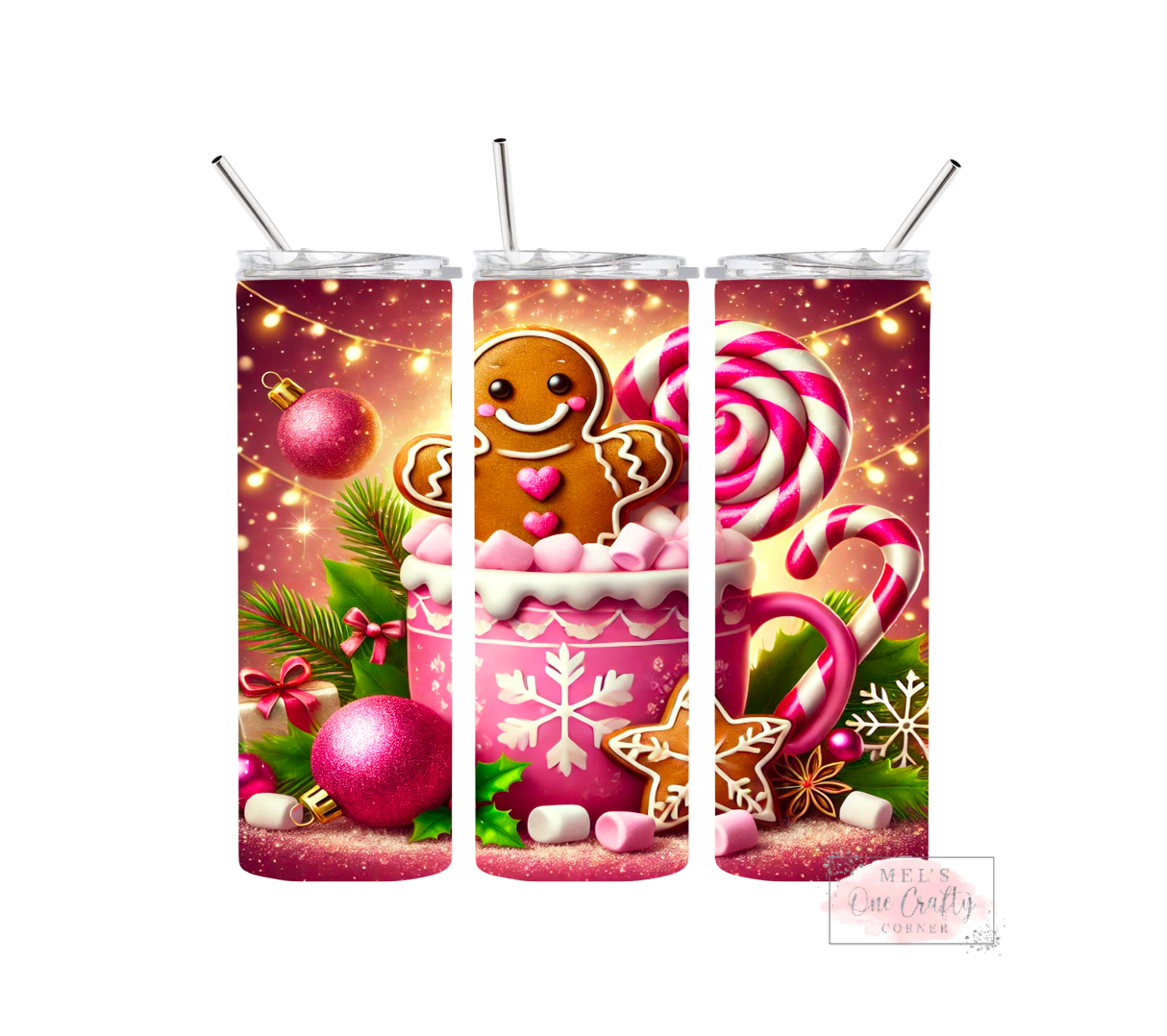 Pink Ginger Coffee Tumbler