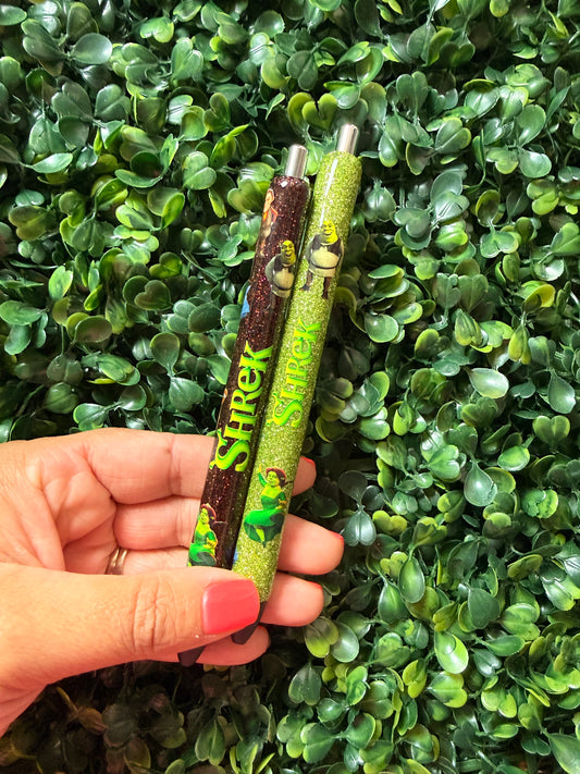 Shrek Glitter Pen