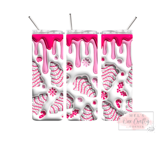 Pink Trees Tumbler