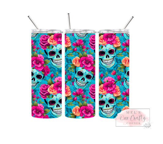 Sublimation Print Tumbler - Suga Skull