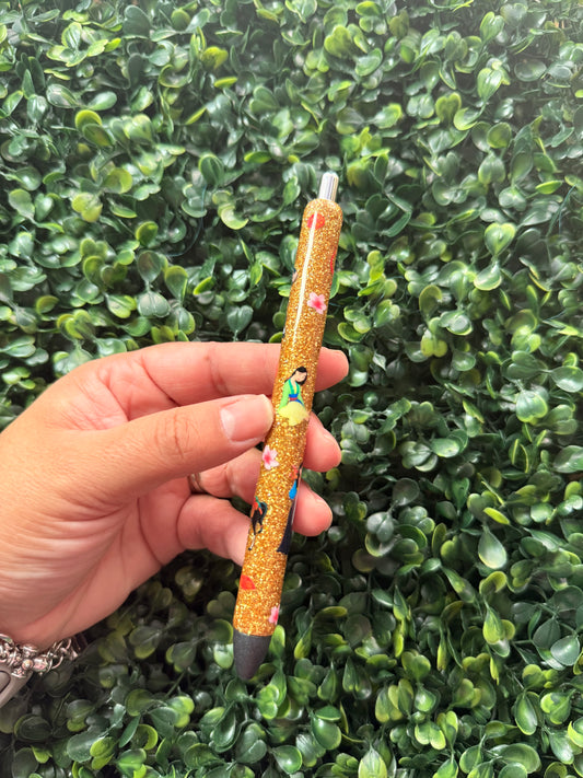 Mulan Glitter Pen
