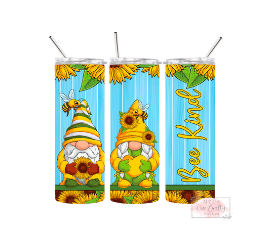 Sublimation Print Tumbler - Gnome Kindness