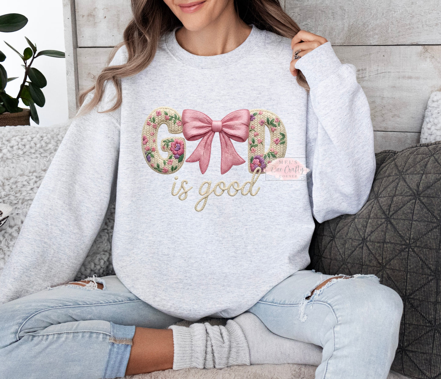 God is Good Crewneck Sweatshirt