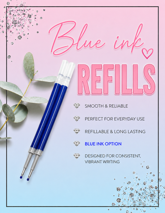 Blue Pen Refills