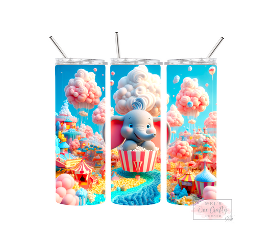 Sublimation Print Tumbler - Baby Dumbo