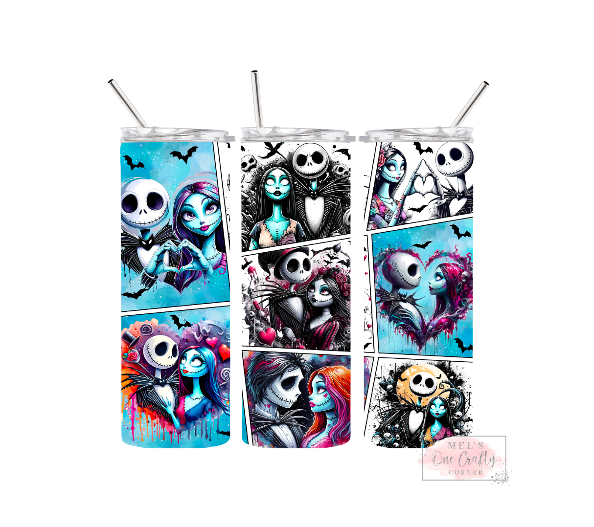 Sublimation Print Tumbler Wrap - Nightmare Love