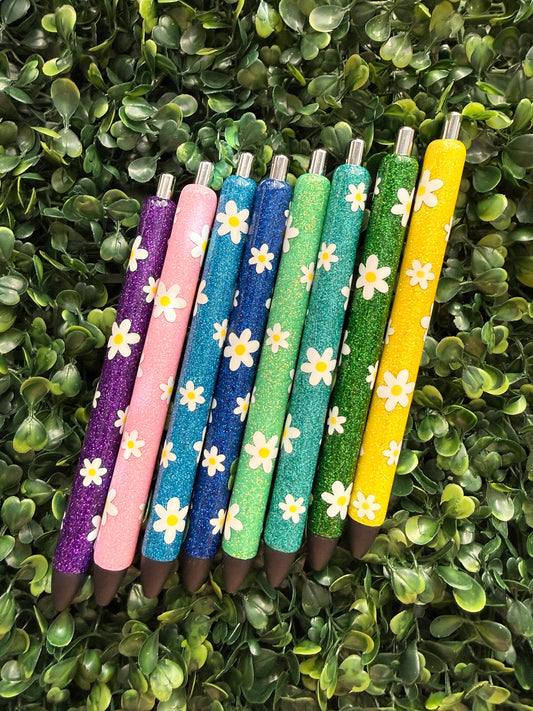 Sunflower Glitter Pen