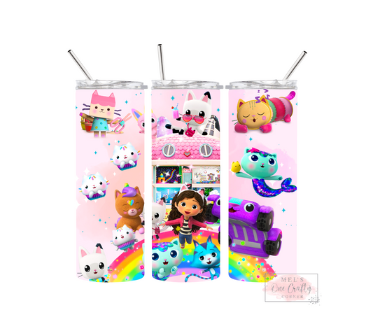 Sublimation Print Tumbler - Gabby 6