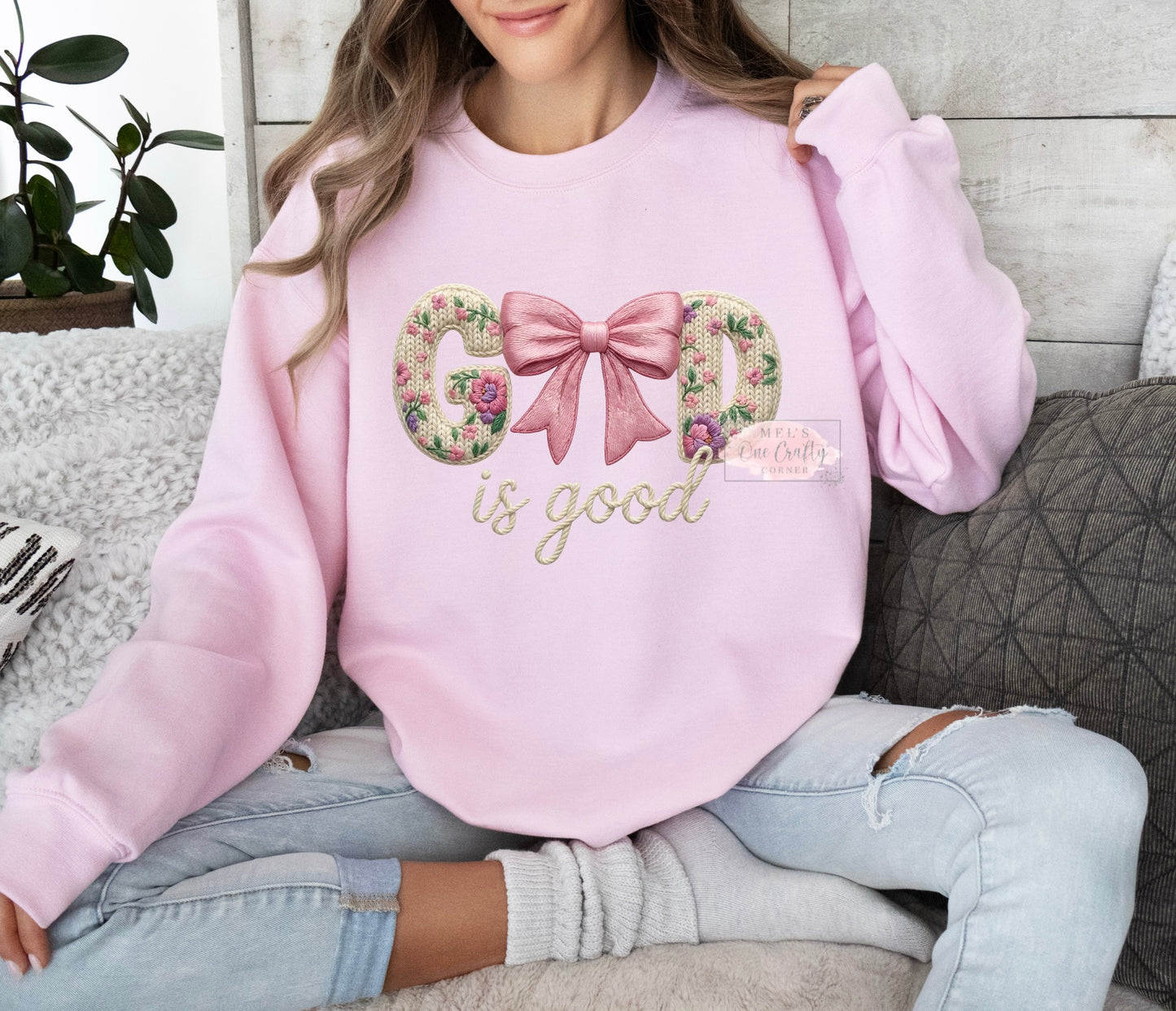 God is Good Crewneck Sweatshirt