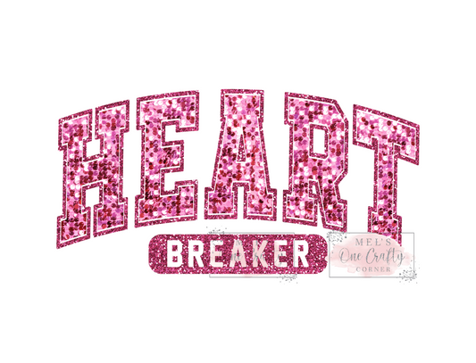 Heart Breaker - HTV Transfer