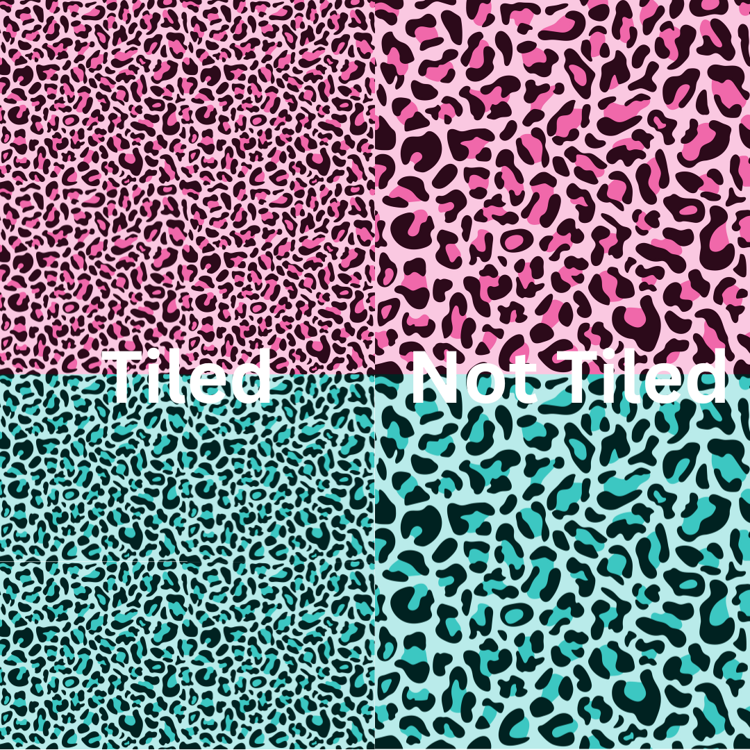 12x12 Vinyl Sheet - Leopard Print (100 colors)