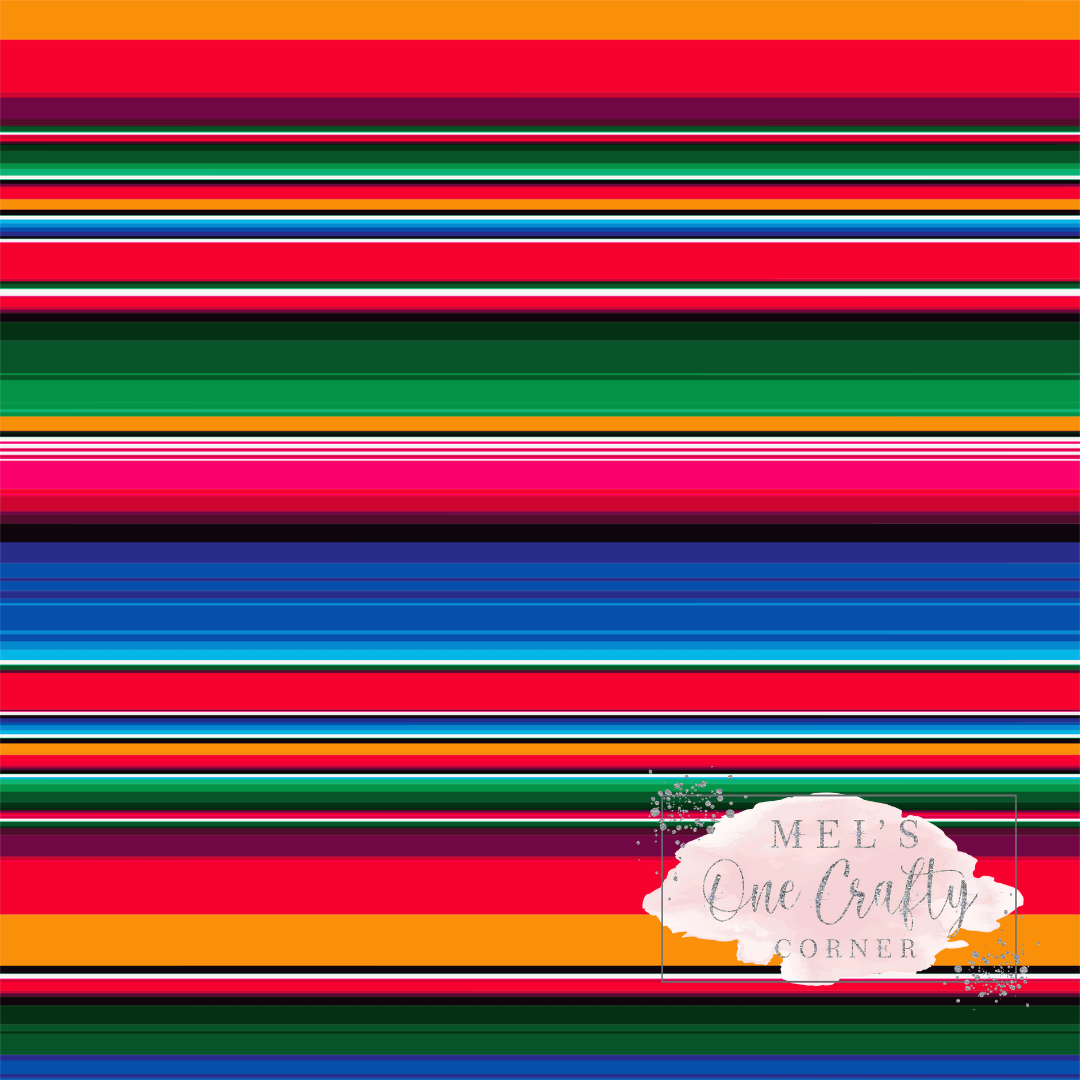 12x12 Vinyl Sheet - Serape