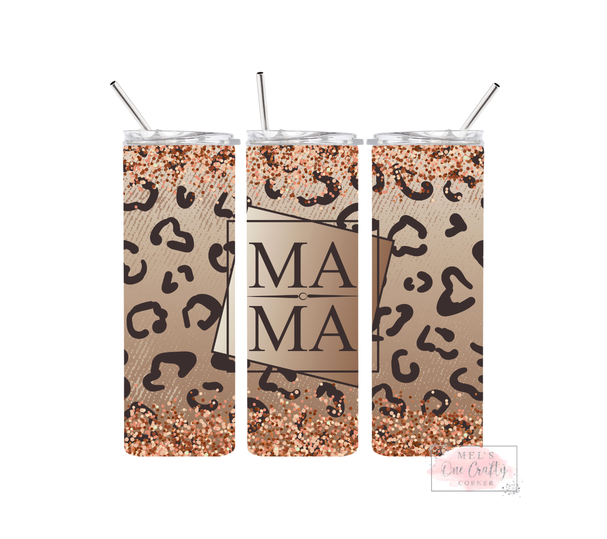 Sublimation Print Tumbler - Glitter Mama