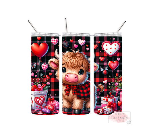 Sublimation Print Tumbler Wrap - V-Day Baby Highland