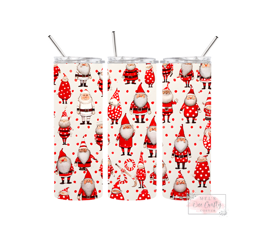 Sublimation Print Tumbler - Santa