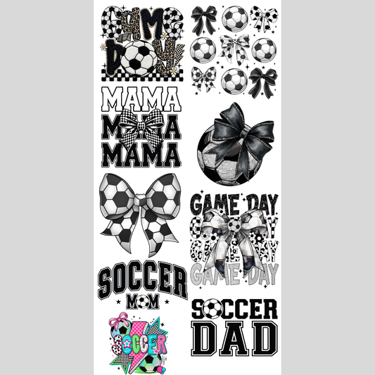 Soccer Bundle (9 images) - DTF Transfer