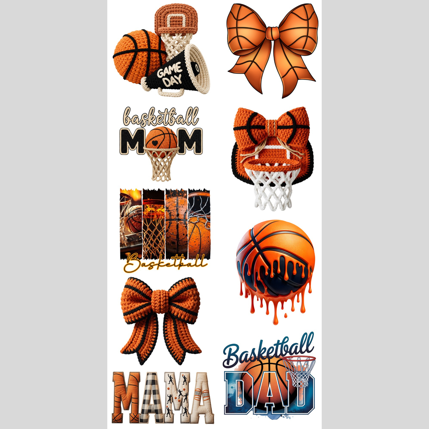 Basketball Bundle (9 images) - DTF Transfer