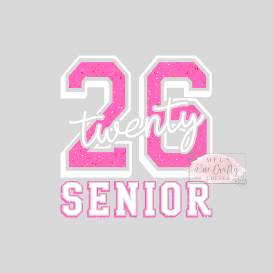 Senior 2026 Pink - DTF Transfer