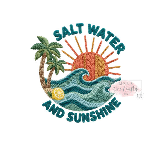 Salt Water & Sunshine - DTF Transfer