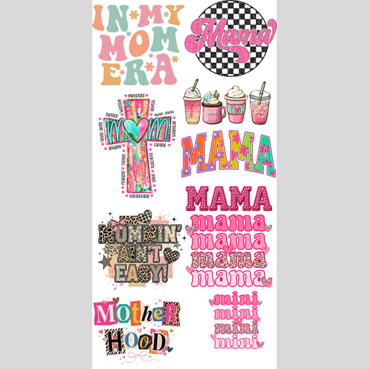 Mama Bundle (10 images) - DTF Transfer