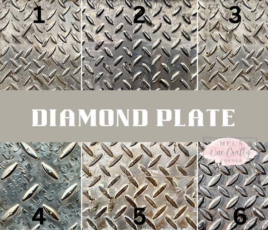 12x12 Vinyl Sheet - Diamond Plate