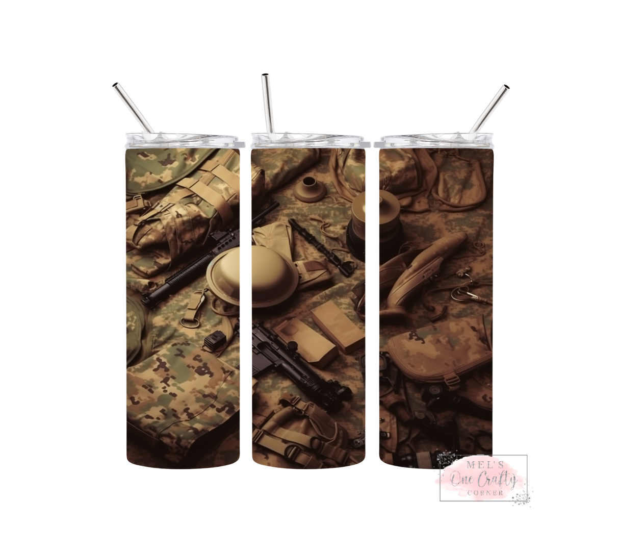 Sublimation Print Tumbler Wrap - Military Sources