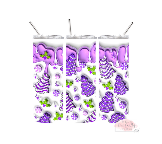 Purple Trees Tumbler