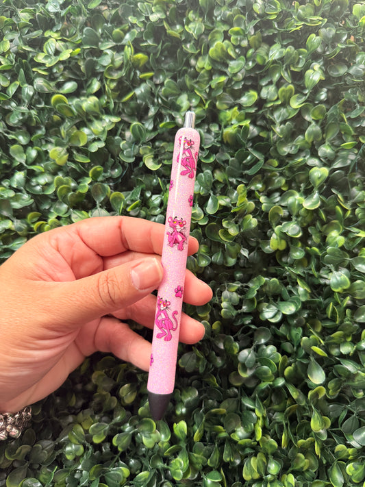 Pink Panther Glitter Pen