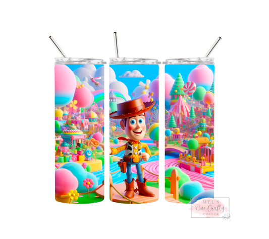 Sublimation Print Tumbler - Woody Land