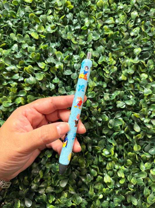 Snow White Glitter Pen