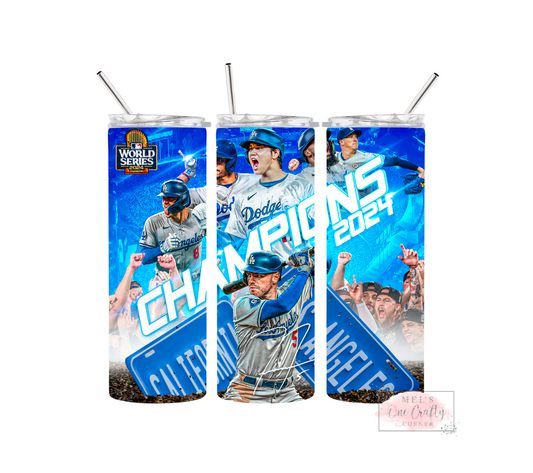 Sublimation Print Tumbler - 2024 Champs