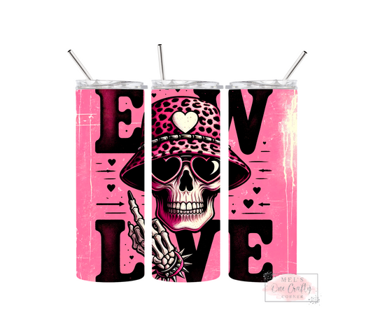 Sublimation Print Tumbler Wrap - Ew Love