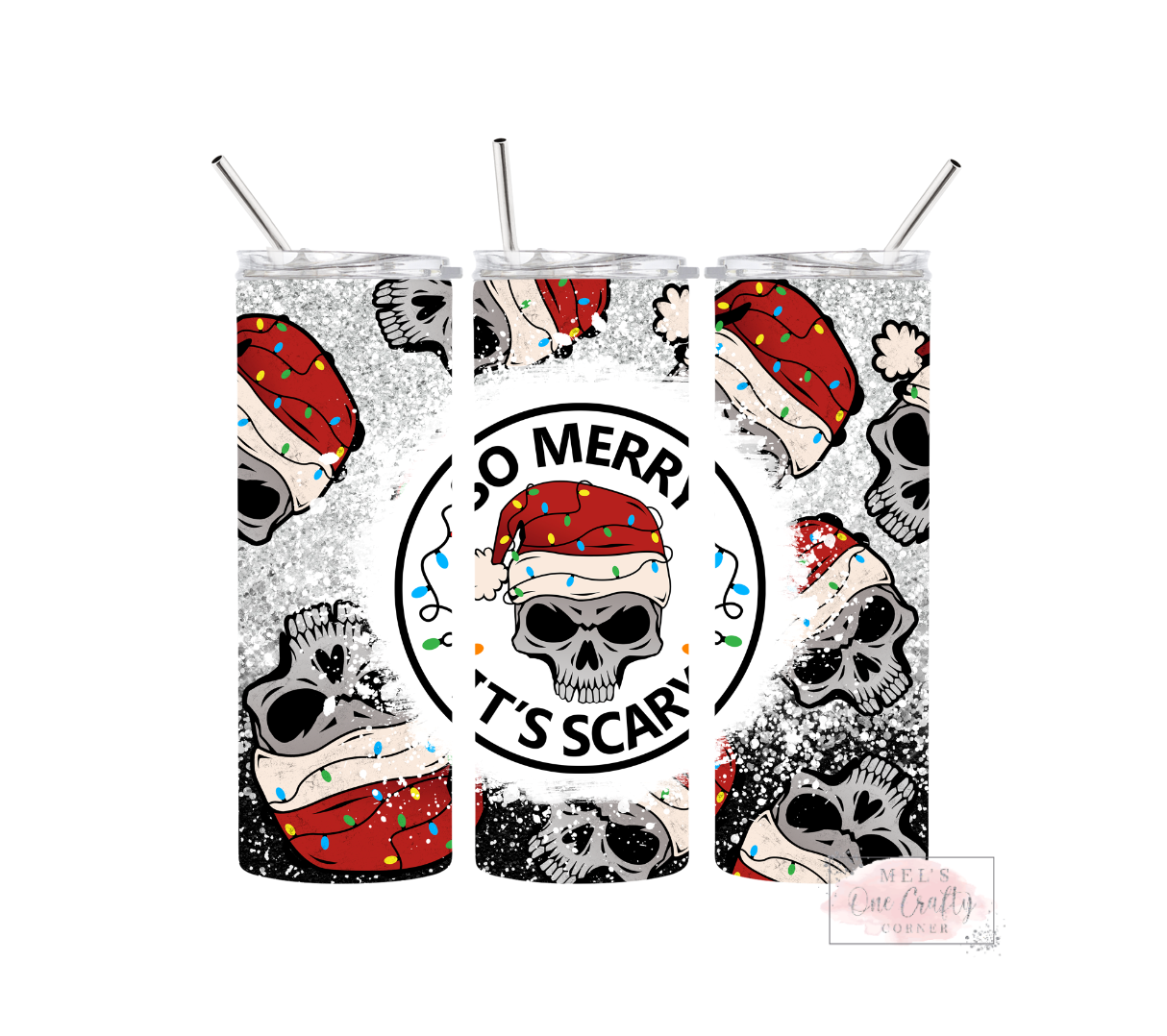 Sublimation Print Tumbler Wrap - Merry Scary