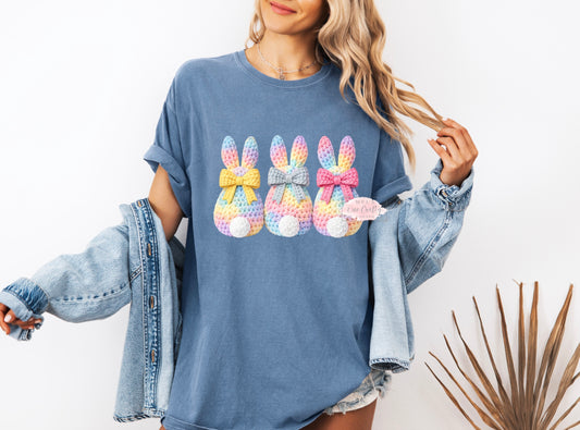 Faux Yarn Bunny Butt Shirt