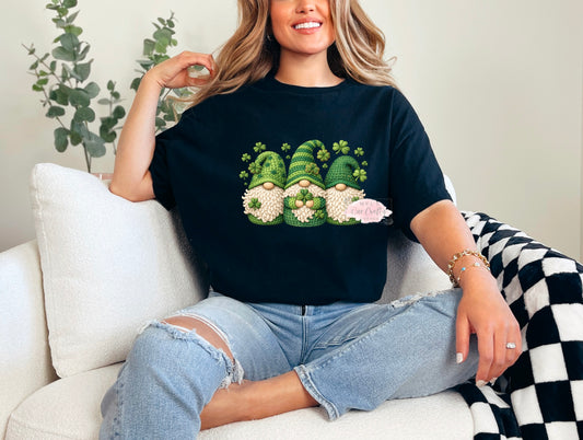 Faux Yarn Gnomes Shirt or Sweatshirt