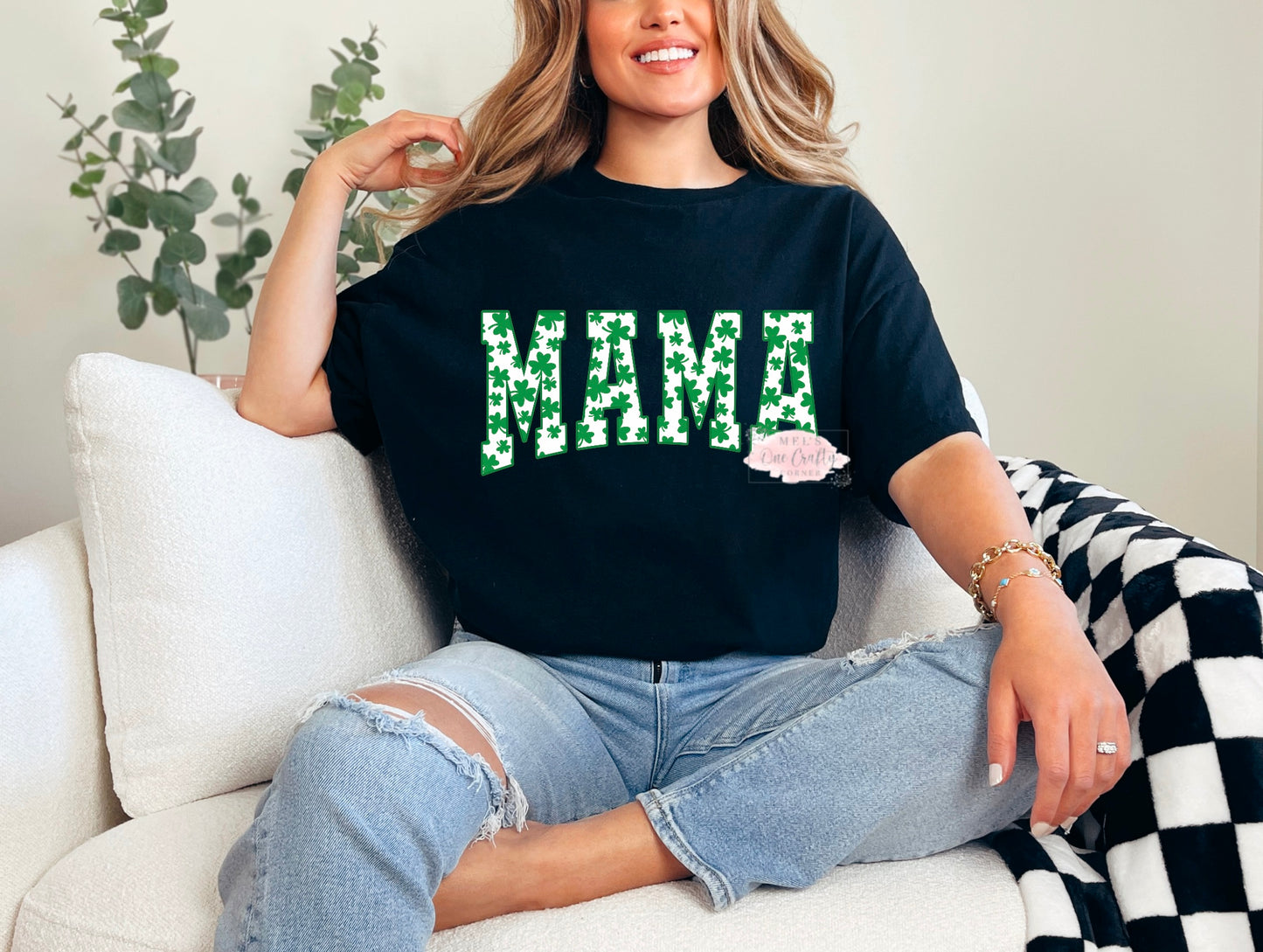 Shamrock Mama Shirt or Sweatshirt