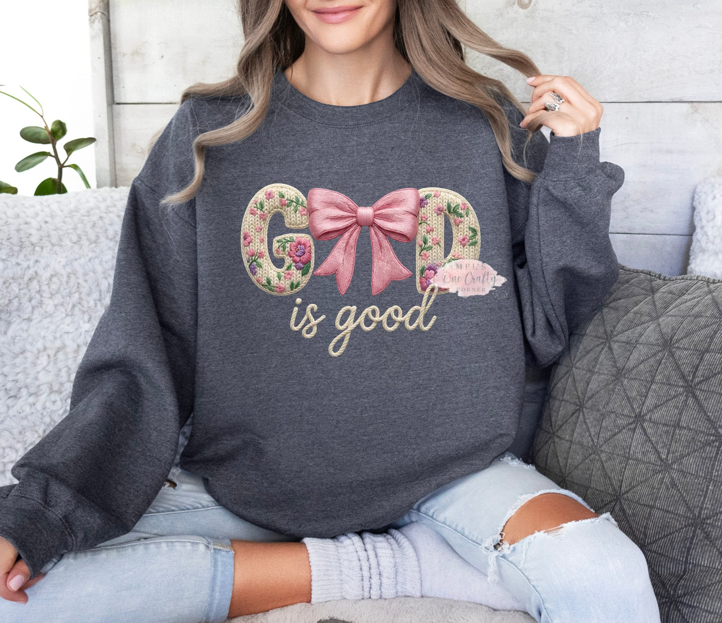 God is Good Crewneck Sweatshirt