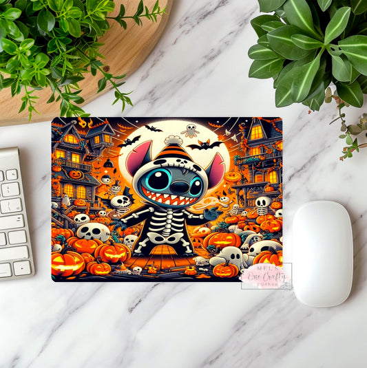 Halloween Stitch Mouse Pad