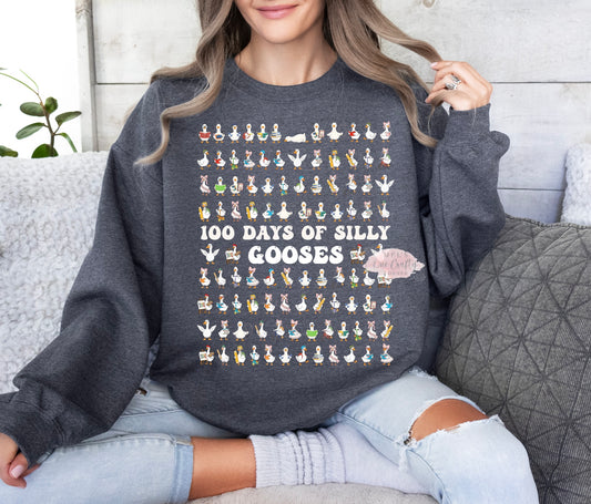 100 Days of School Crew Neck Sweatshirt