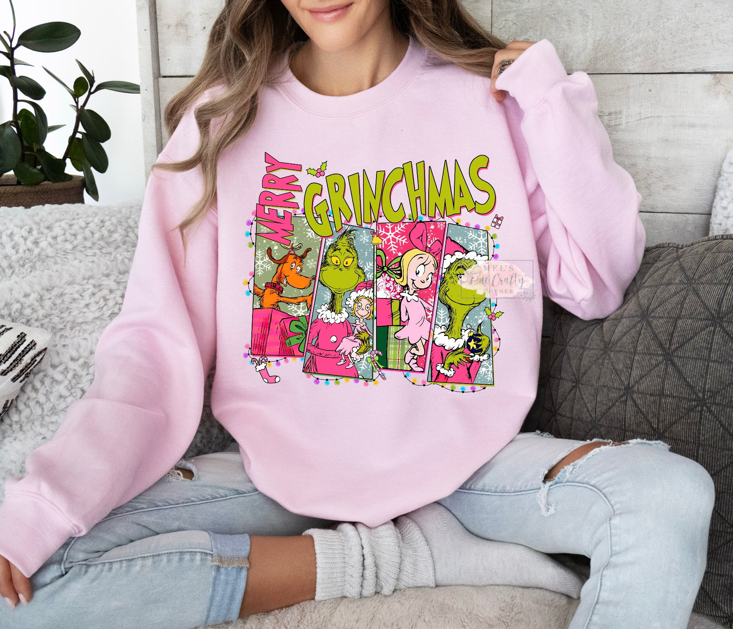 Merry Grinchmas Crew Neck Sweatshirt