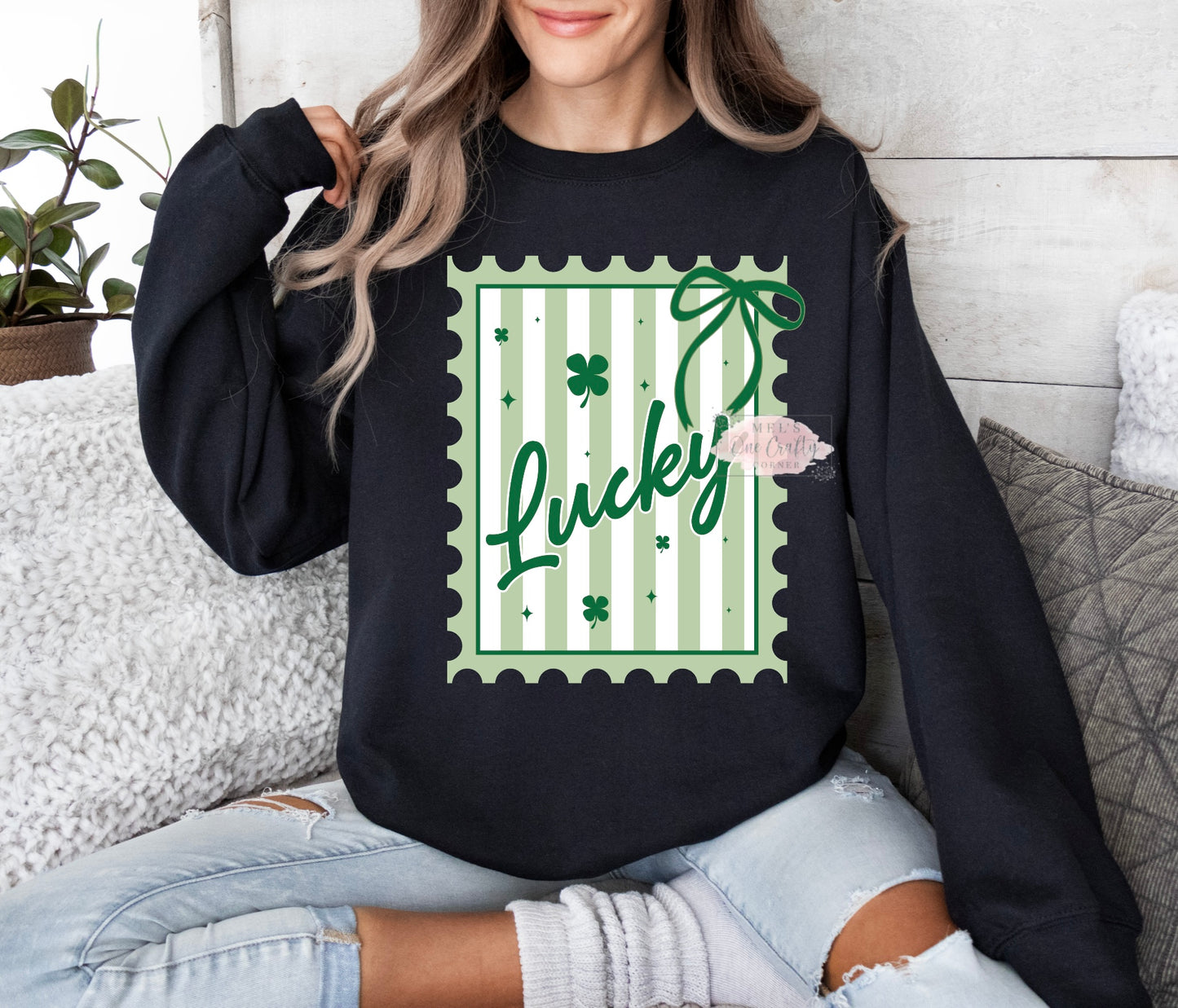 Lucky Stamp Shirt or Sweatshirt