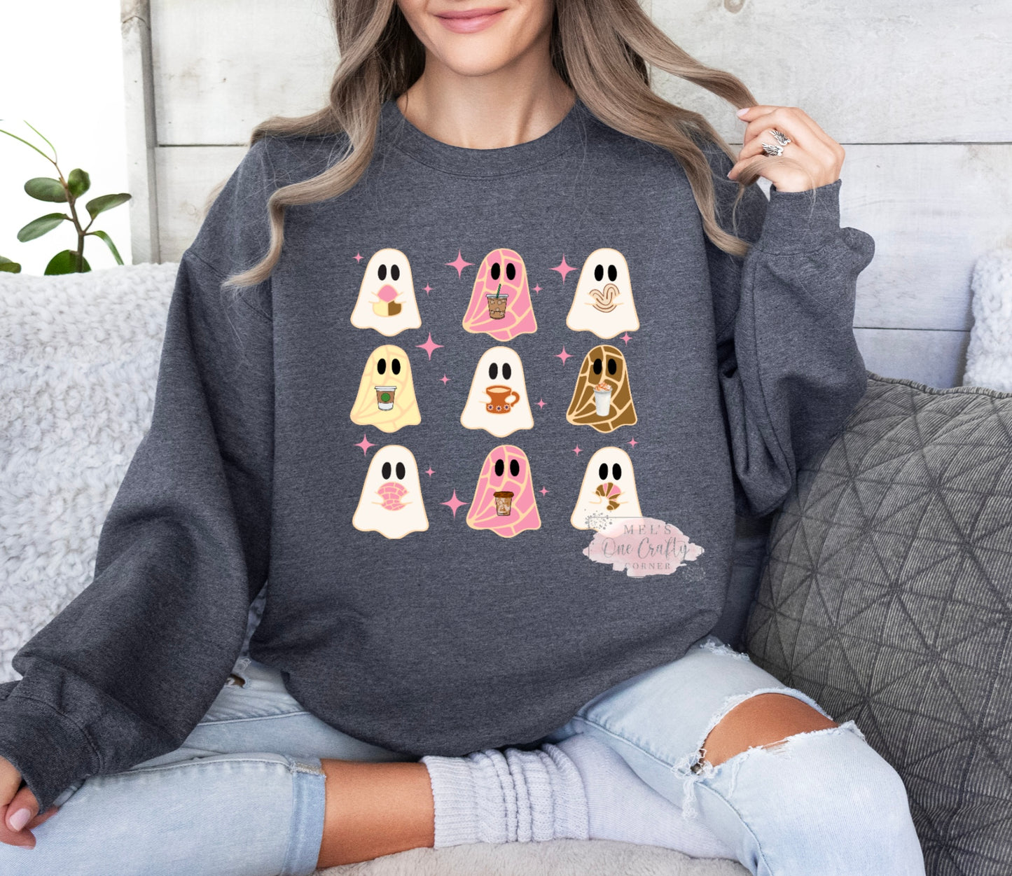 Concha Ghost Crew Neck Sweater