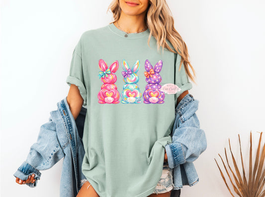Colorful Easter Bunnies Shirt