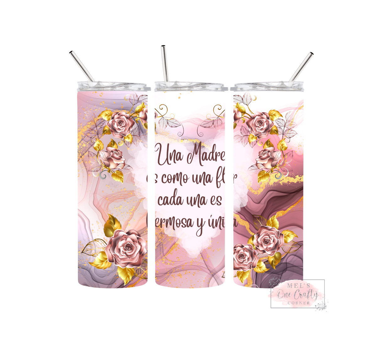 Sublimation Print Tumbler - Madre Hermosa