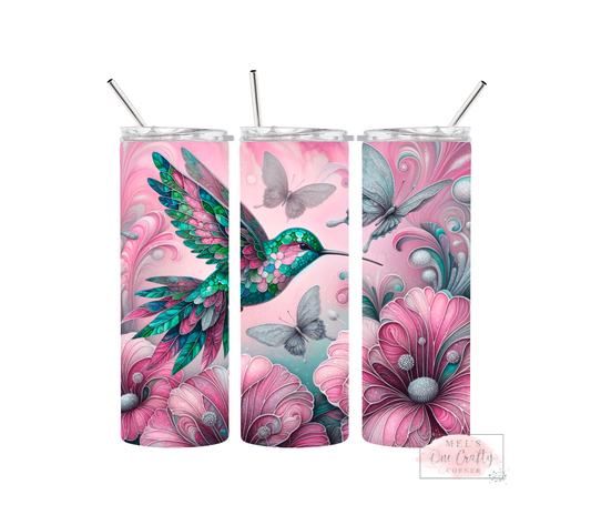 Sublimation Print Tumbler Wrap - Hummingbird