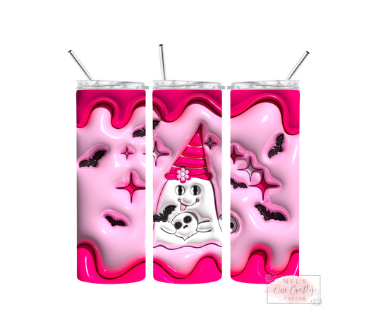 Sublimation Print Tumbler - Pink Boo Party