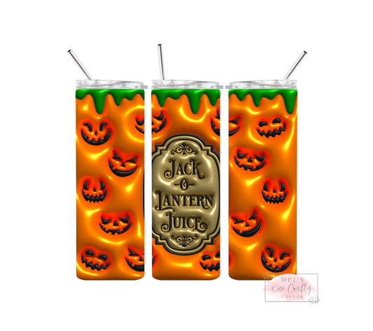 Sublimation Print Tumbler - Jack O Lantern Juice